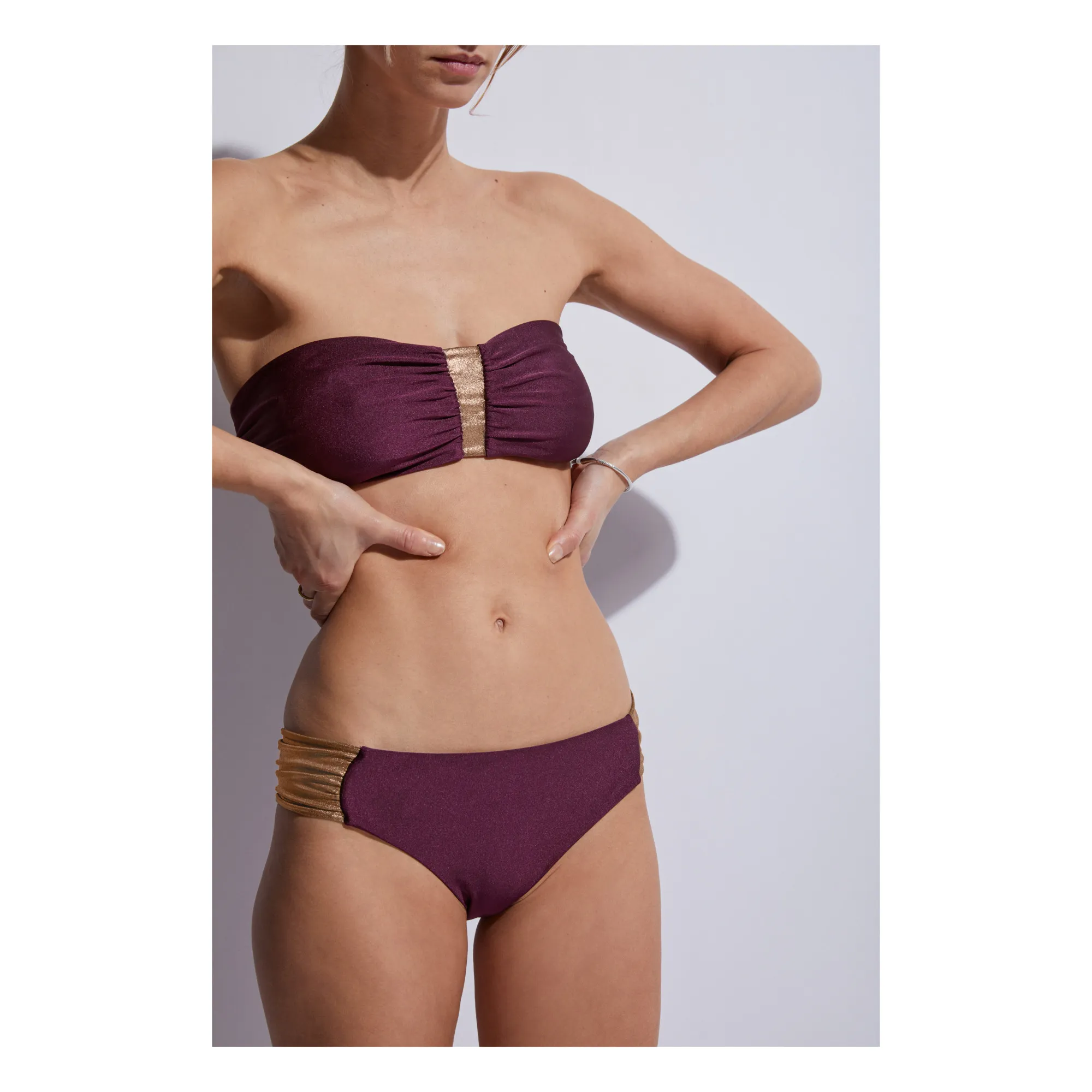 Albertine Burgundy Marie Bikini Bottoms
