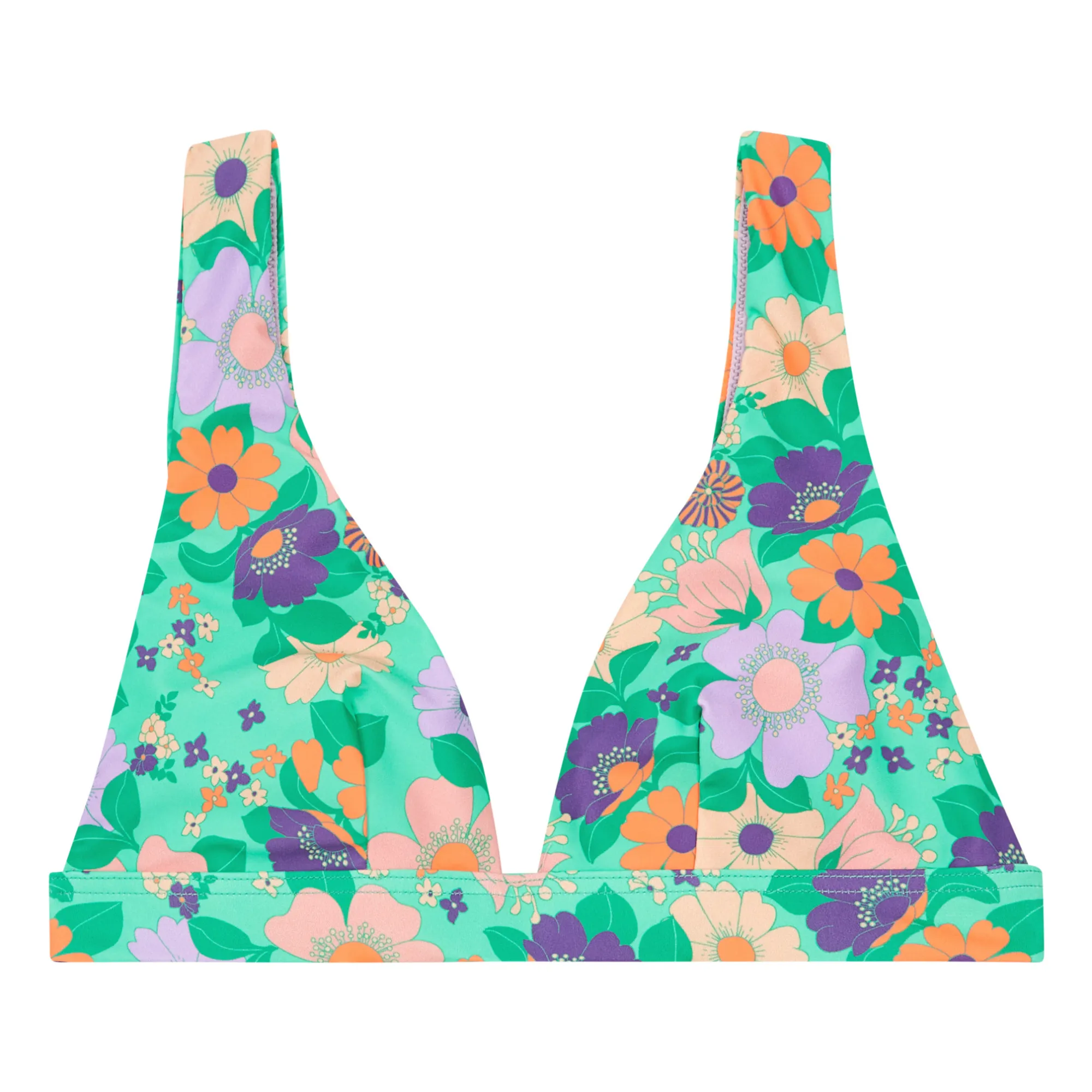 Albertine Green Josephine Floral Bikini Top