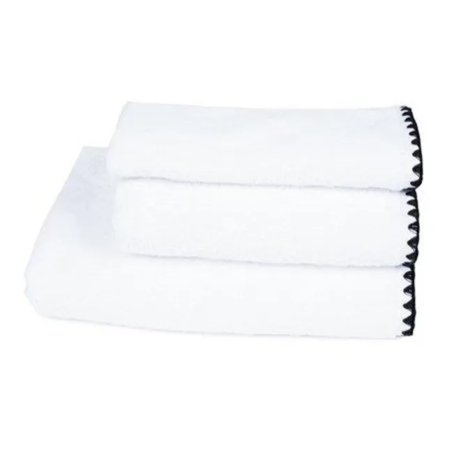 Asciugamano da bagno, in cotone, modello: Issey | Bianco