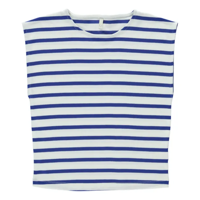 Camiseta de tirantes de algodón orgánico | Azul Marino