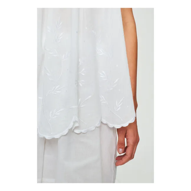 Conjunto de pijama Lily - Colección Femenina  | Blanco