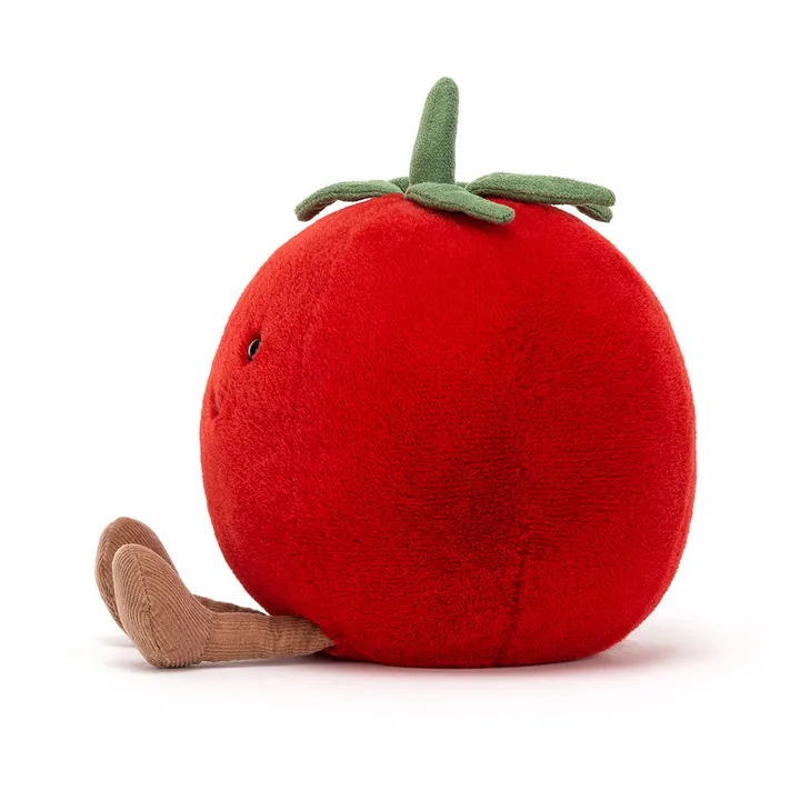 Peluche, motivo: pomodoro | Rosso- Immagine del prodotto n°1