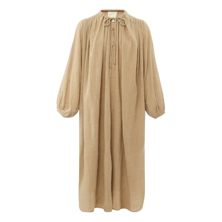 Kleid Jacques aus geprägter Baumwolle | Ton- Produktbild Nr. 0