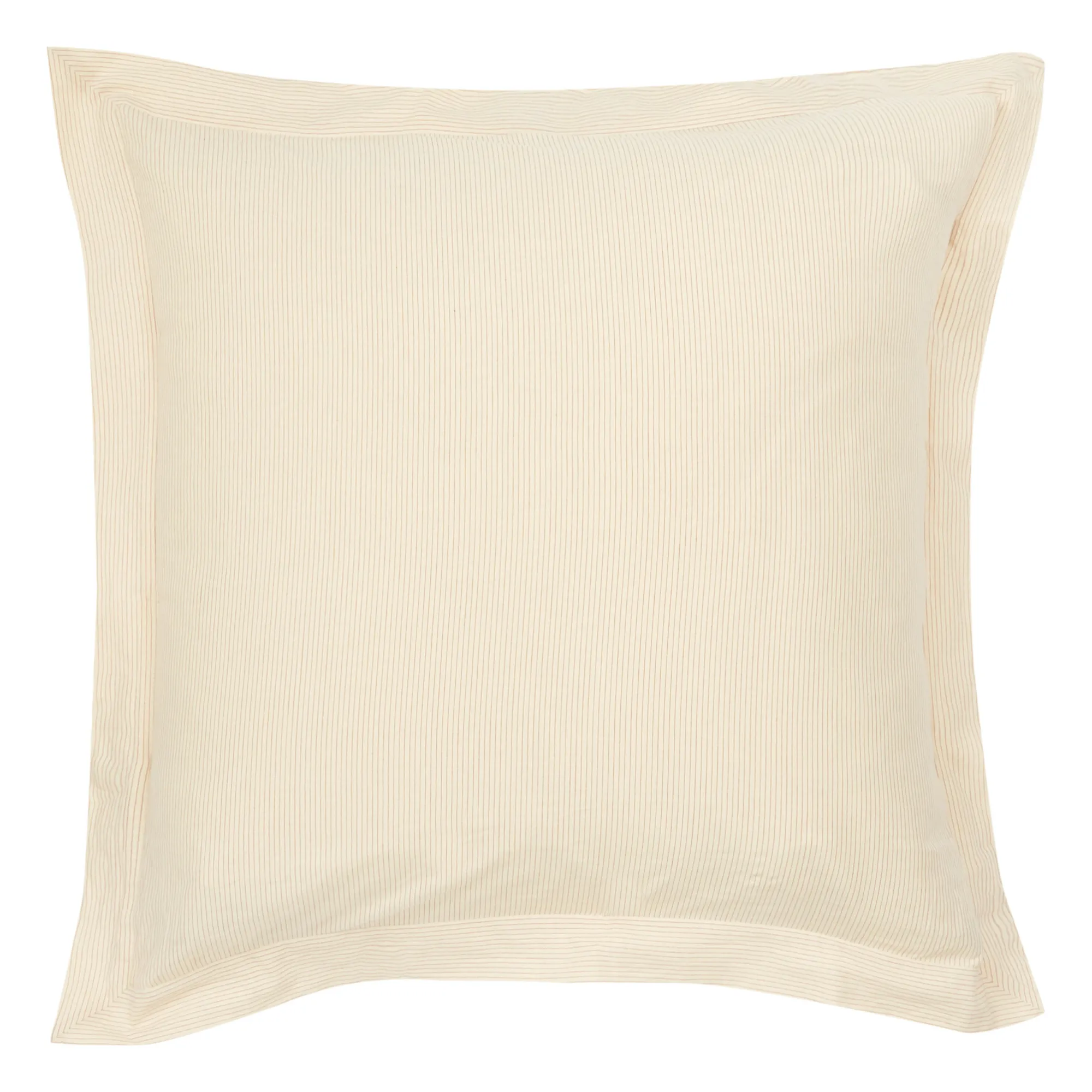 Scarlette Ateliers Red Lily Hand Woven Cotton Pillowcase - Set Of 2