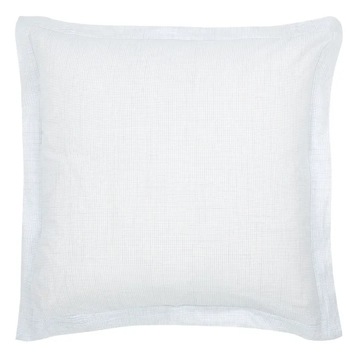 Paul Hand Woven Cotton Pillowcase - Set of 2 | Light blue- Product image n°0