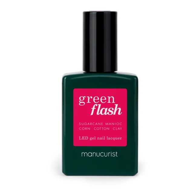 Halb-permanenter Nagellack Green Flash Peonie - 15 ml