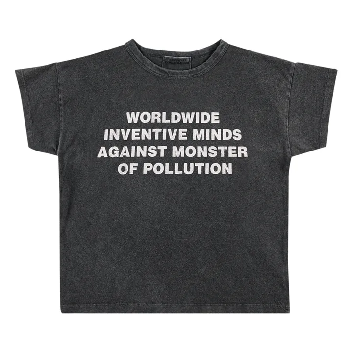 T-Shirt Bio-Baumwolle - Kollektion Iconic  | Grau- Produktbild Nr. 0