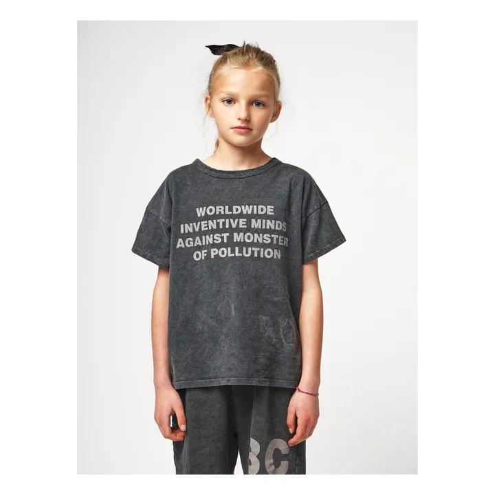 T-Shirt Bio-Baumwolle - Kollektion Iconic  | Grau- Produktbild Nr. 1