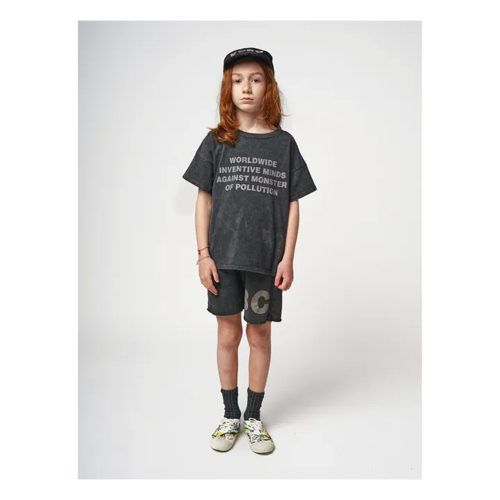 T-Shirt Bio-Baumwolle - Kollektion Iconic  | Grau- Produktbild Nr. 2