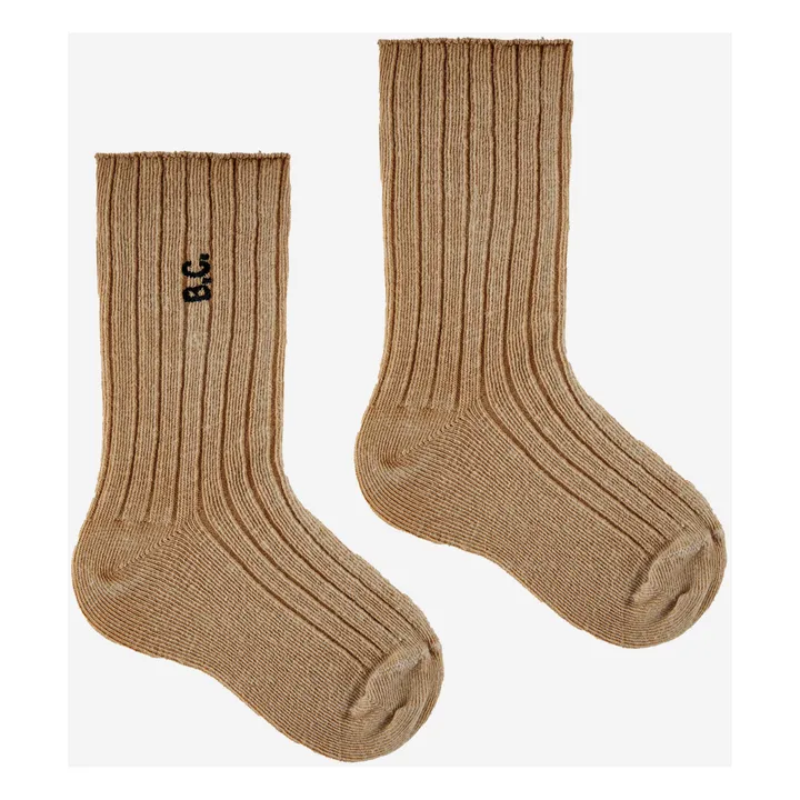 Set di 3 paia di calzini per bambini in cotone biologico - Collezione Iconic - Nappa | Blu- Immagine del prodotto n°6
