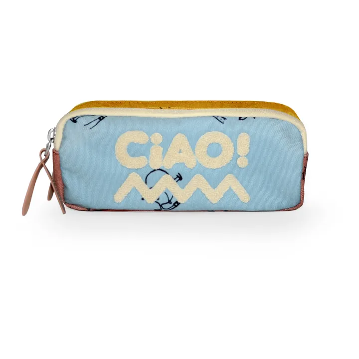 Smallable X Jojo Factory Ciao Pencil Case | Blue- Product image n°0