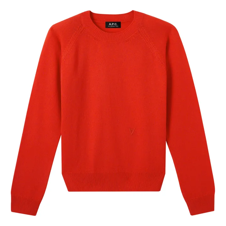 Emily Woollen Jumper | Red- Product image n°0