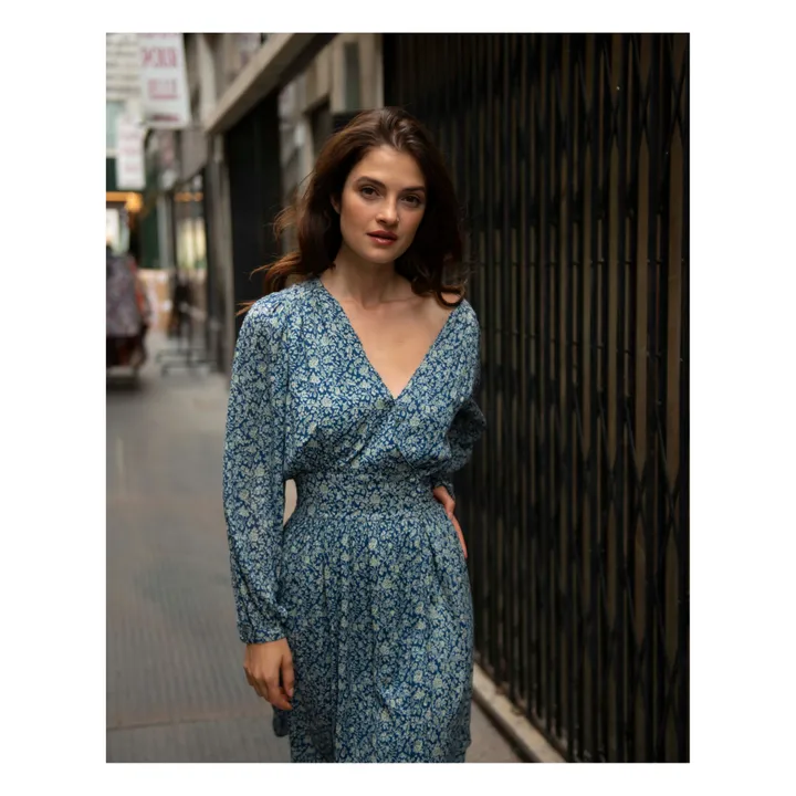 Kleid  - Damenkollektion  | Blau- Produktbild Nr. 1