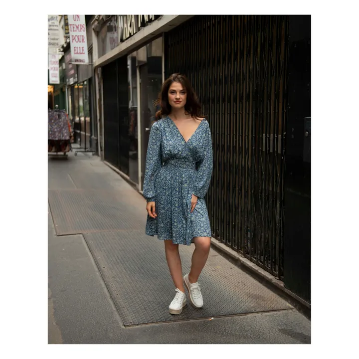 Kleid  - Damenkollektion  | Blau- Produktbild Nr. 4