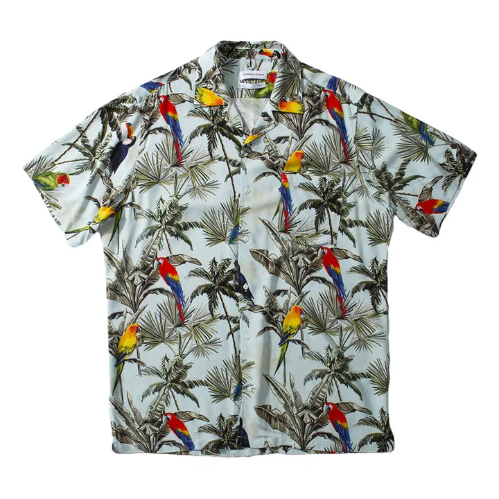 Parrot Short Sleeve Shirt | Light Blue- Product image n°0
