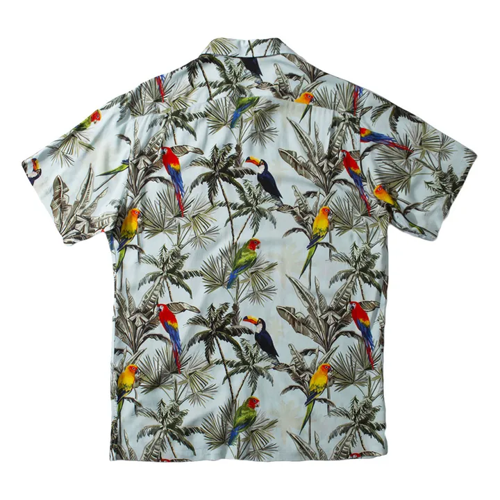 Parrot Short Sleeve Shirt | Light Blue- Product image n°5