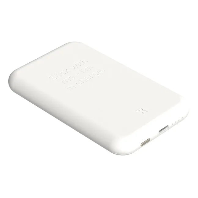 Cargador inalámbrico de teléfono ToCharge QI | Blanco