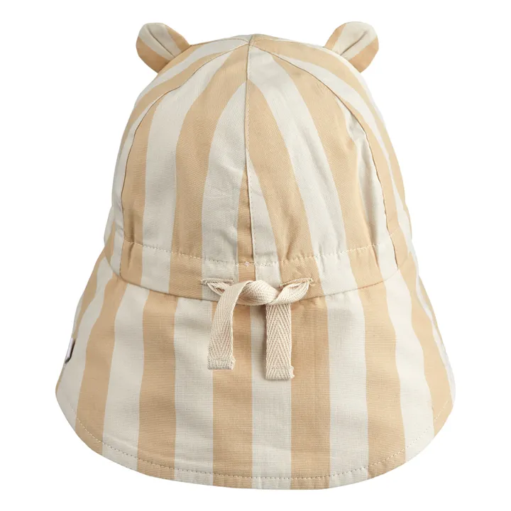 Gorm Organic Cotton Reversible Anti-UV Hat | Beige- Product image n°2