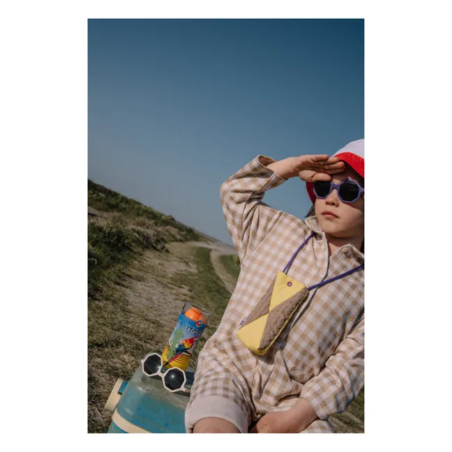 YEYE X Mini Kyomo Sonnenbrille und Clutch | Violett