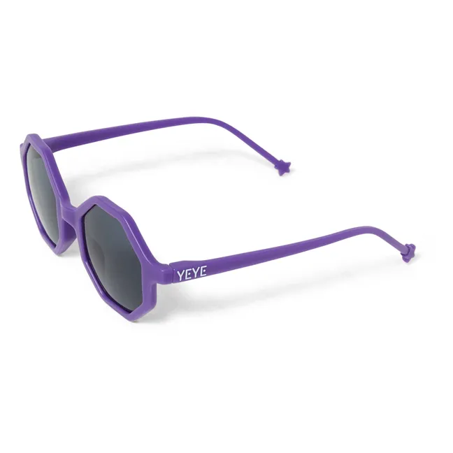 YEYE X Mini Kyomo Sonnenbrille und Clutch | Violett