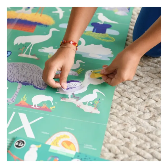 Poster stickers Oiseaux