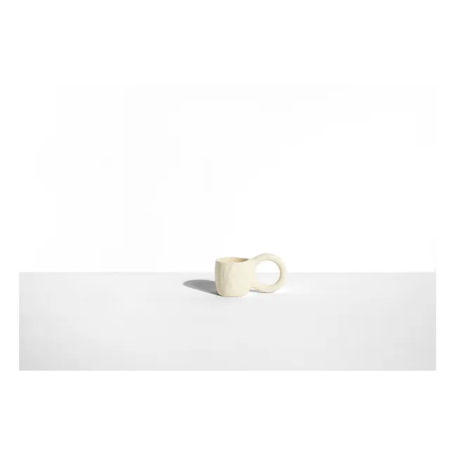 Tazza da espresso, modello: Donut, Pia chevalier - Set da 2 | Vaniglia