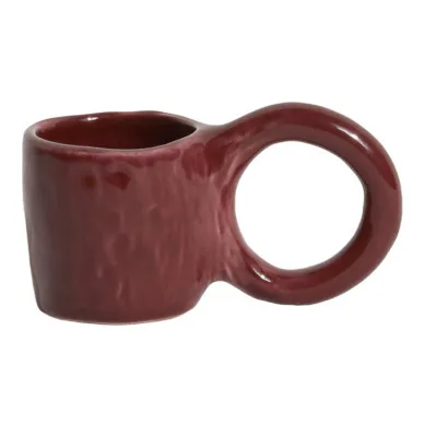 Tasse expresso Donut, Pia chevalier - Set de 2 | Bordeaux