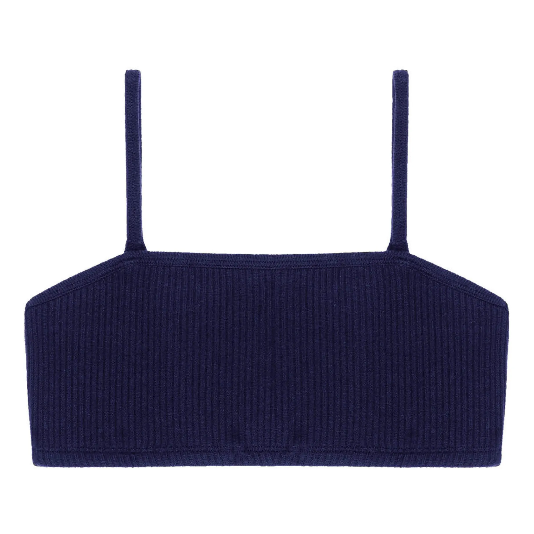 Donni Midnight Blue Butter Crop Top