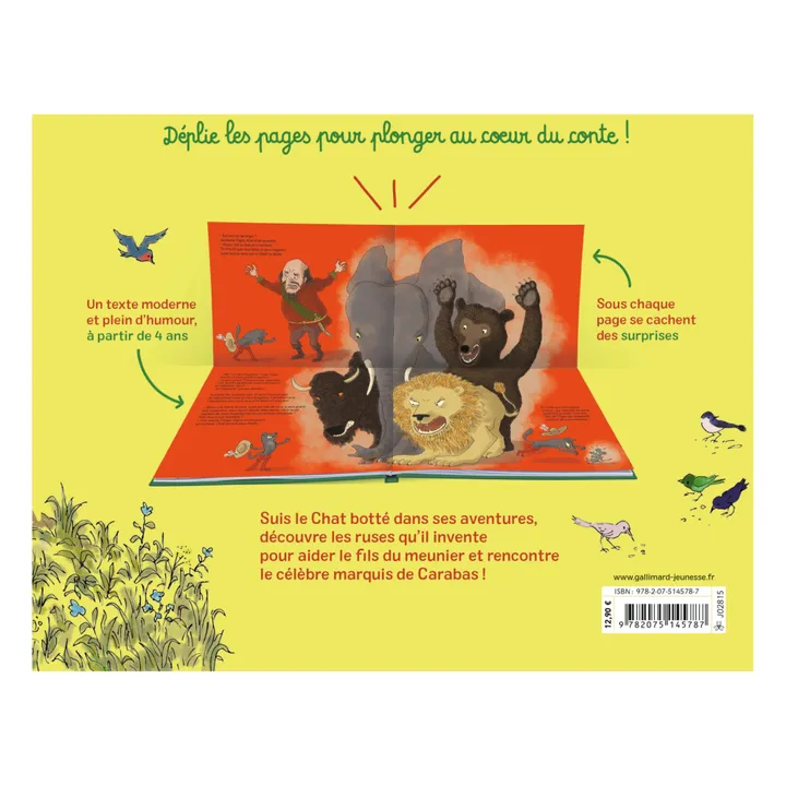 Libro pieghevole - Il gatto con gli stivali- Immagine del prodotto n°1