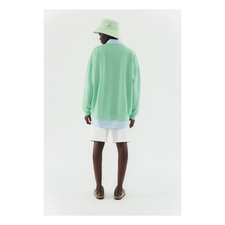 Trucker Sweatshirt | Wassergrün- Produktbild Nr. 4