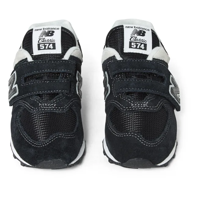 Zapatillas 574 Velcro | Negro