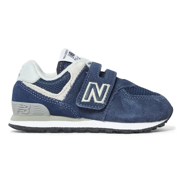 574 Velcro Sneakers | Navy blue