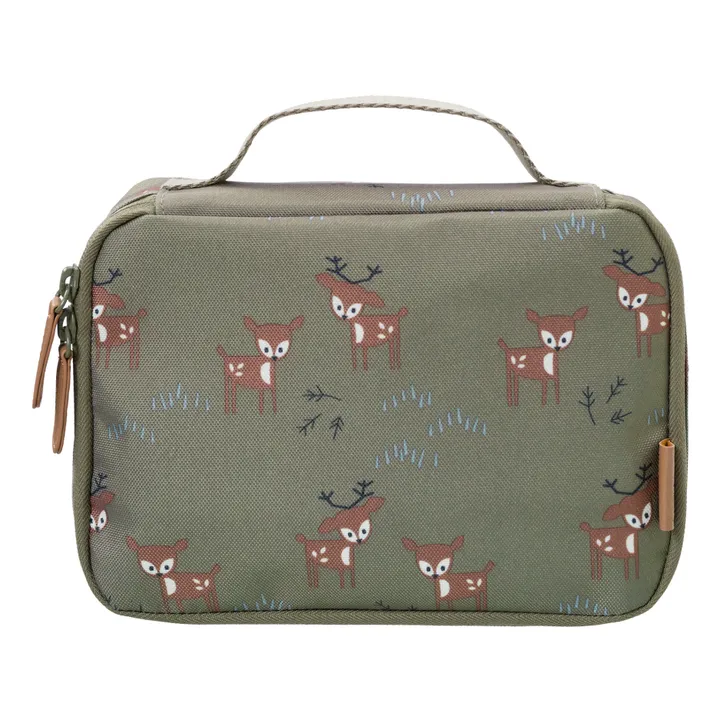 Deer Insulated Lunch Bag | Khaki- Product image n°0