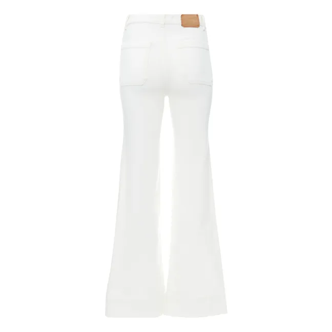 Jean St Monica 5-pocket Coton Bio | Natural White