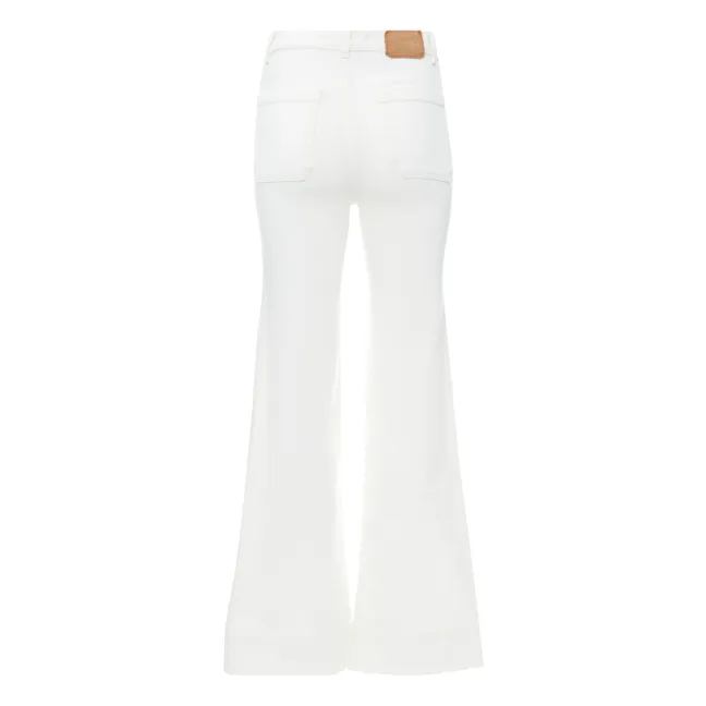 St Monica 5-Pocket Organic Cotton Jeans | Natural White