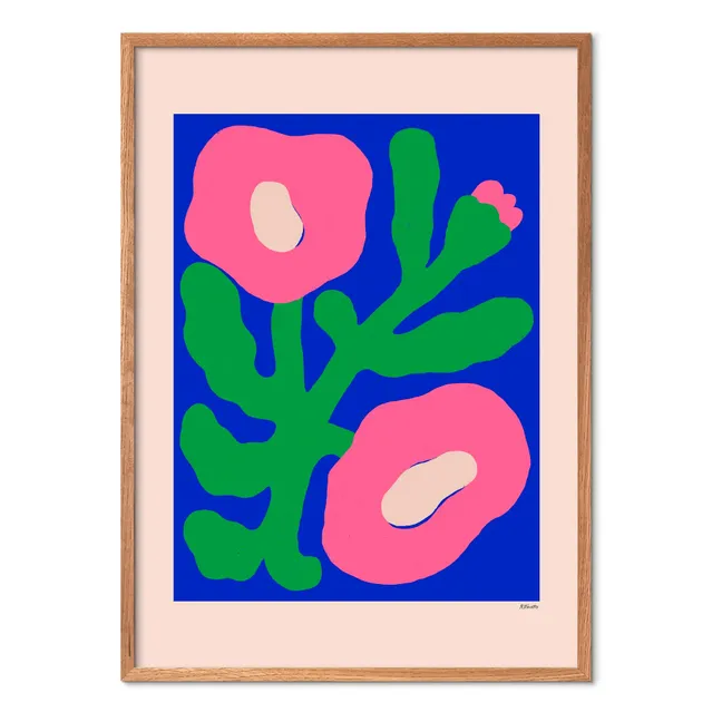 Pink Poppies Poster - The Poster Club - Unframed