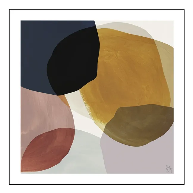 Painted Square Poster - Unframed