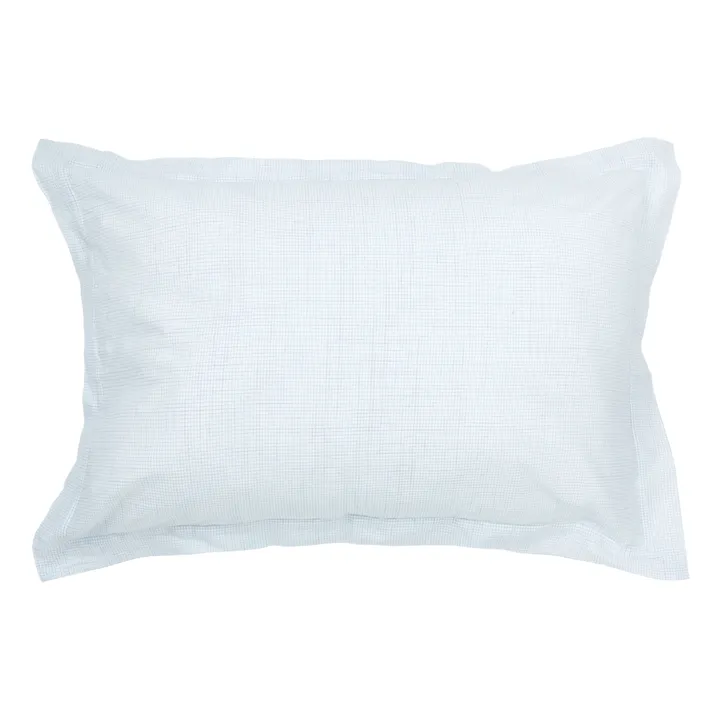 Paul Hand Woven Cotton Pillowcase - Set of 2 | Light blue- Product image n°4