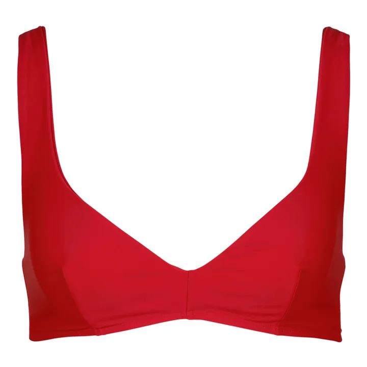 Deluca Recycled Polyamide Bikini Top - Women’s Collection  | Red- Product image n°0