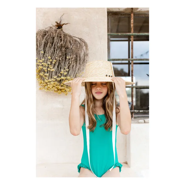 Lexy Recycled Polyamide Swimsuit | Green