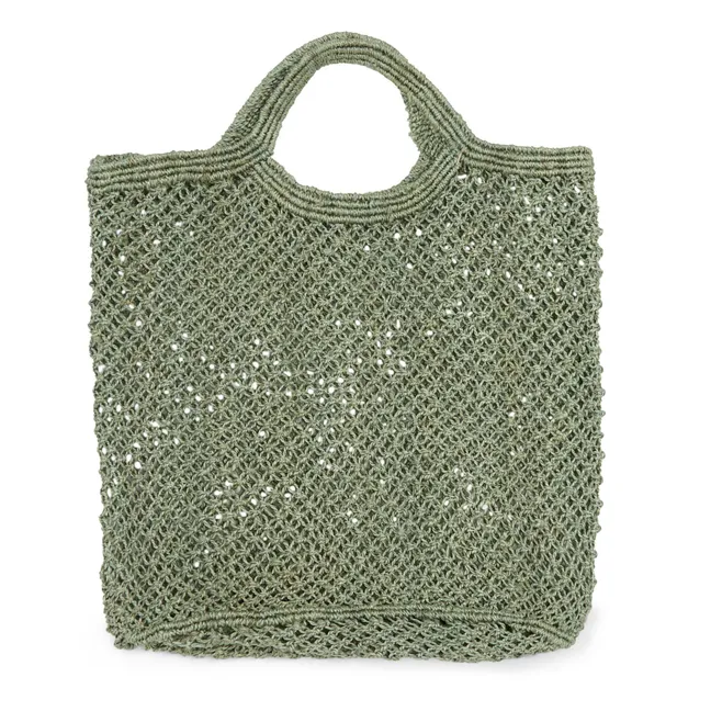 Macramé Shopping Bag | Grey