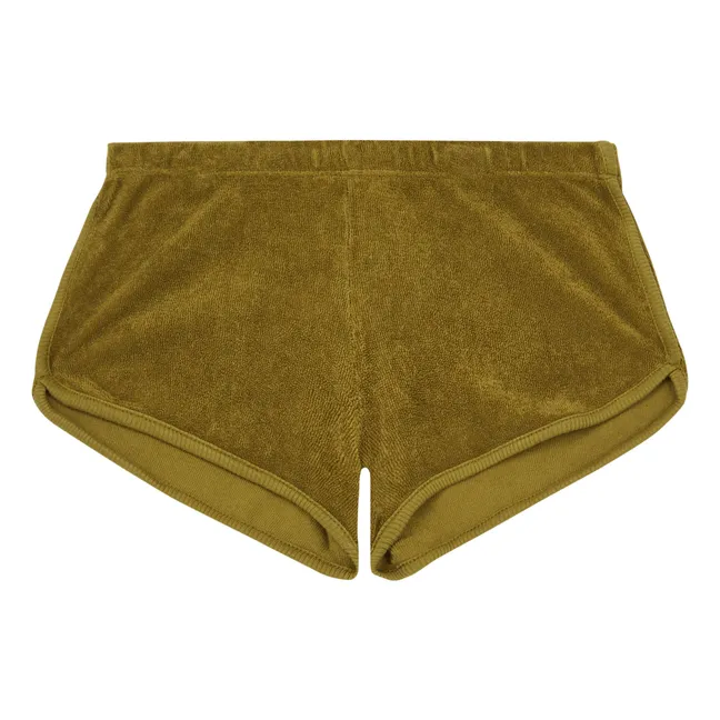 Pantalones cortos Robin de algodón ecológico | Bronce