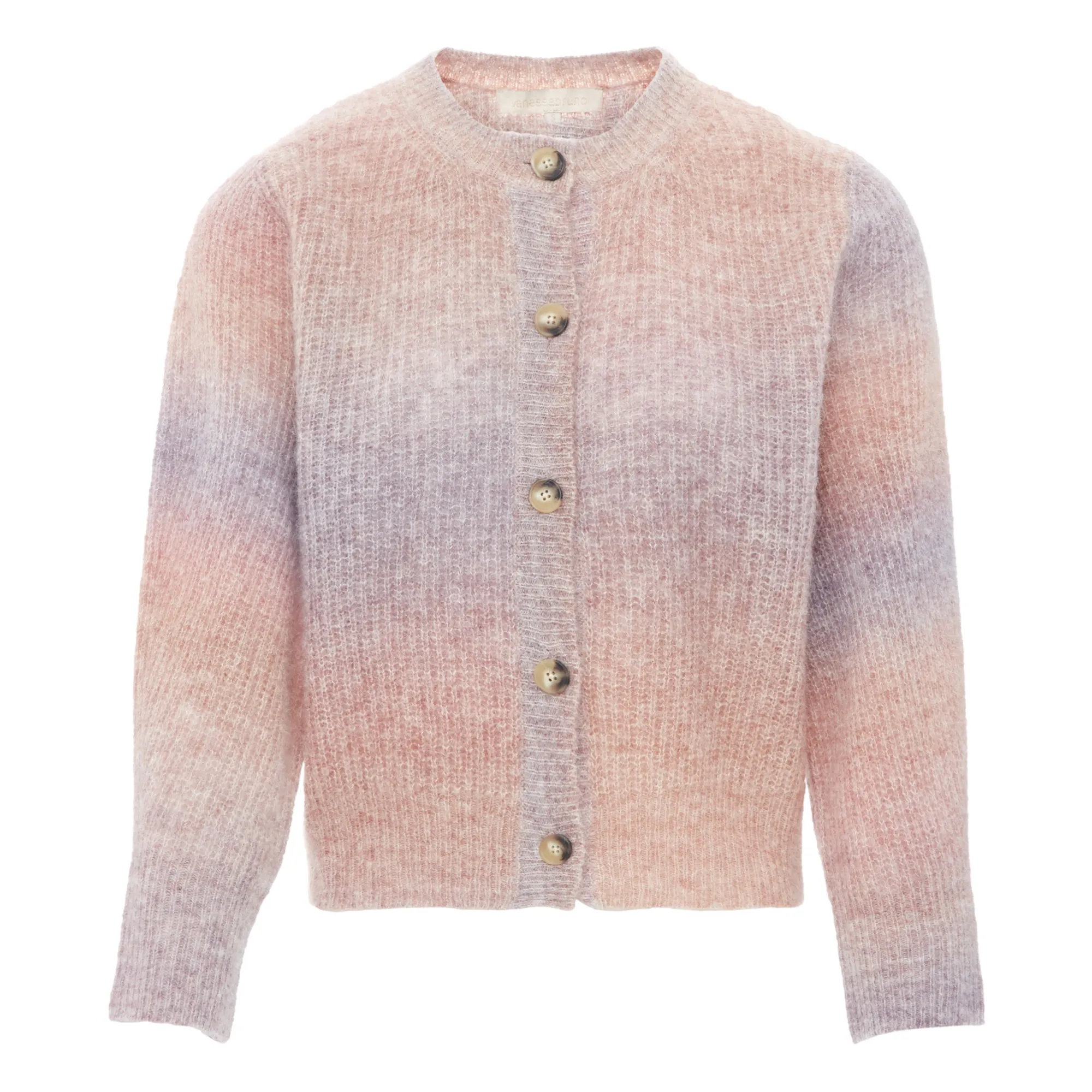 Vanessa Bruno Cardigan Twila Mohair et Alpaga Bois de rose