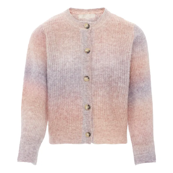 Vanessa Bruno Twila Mohair and Alpaca Wool Cardigan Rosewood