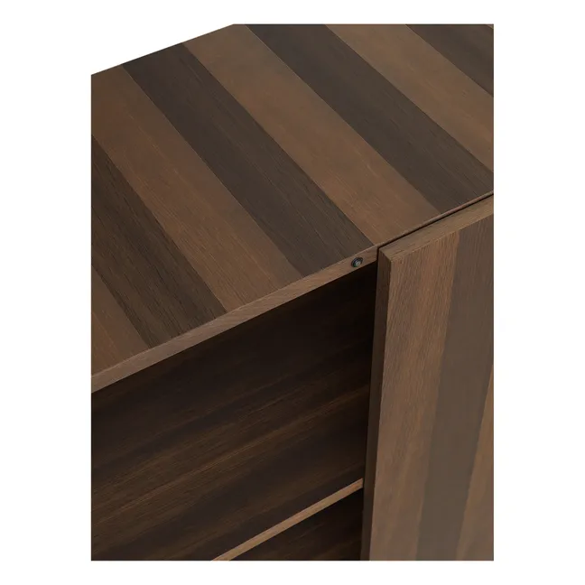 Post Wooden Sideboard - FSC | Chêne fumé