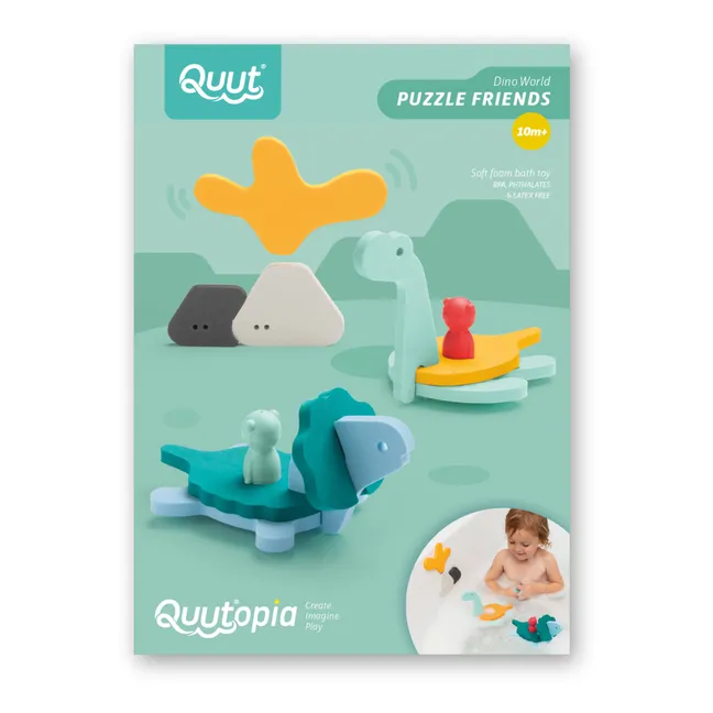 Puzle de baño 3D Dino World