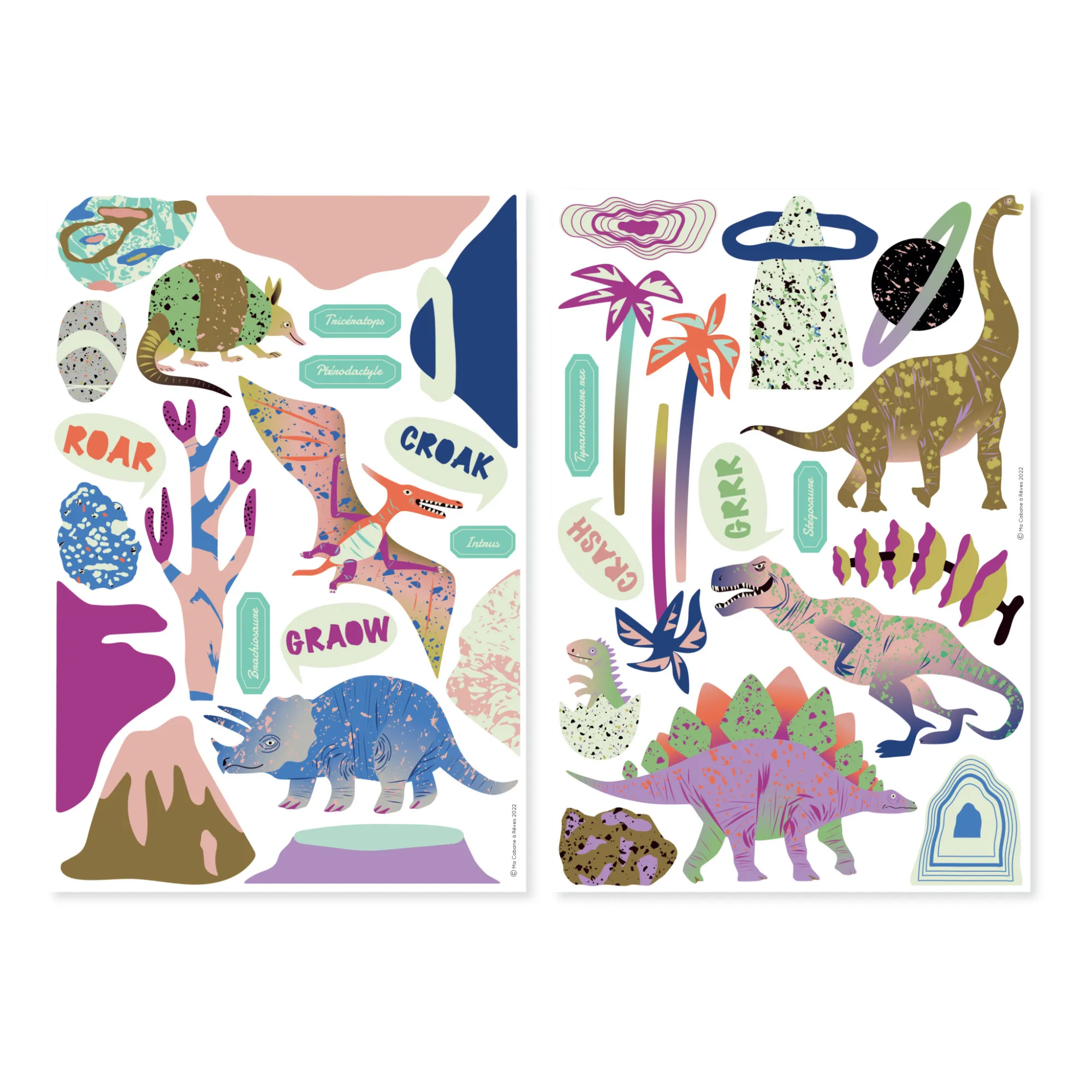 Ma Cabane à rêves - Magnets Dinosaures (Ma Cabane à rêves) - Couverture