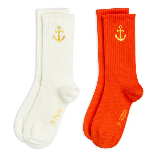 Anchor Socks - Set of 2 | Red