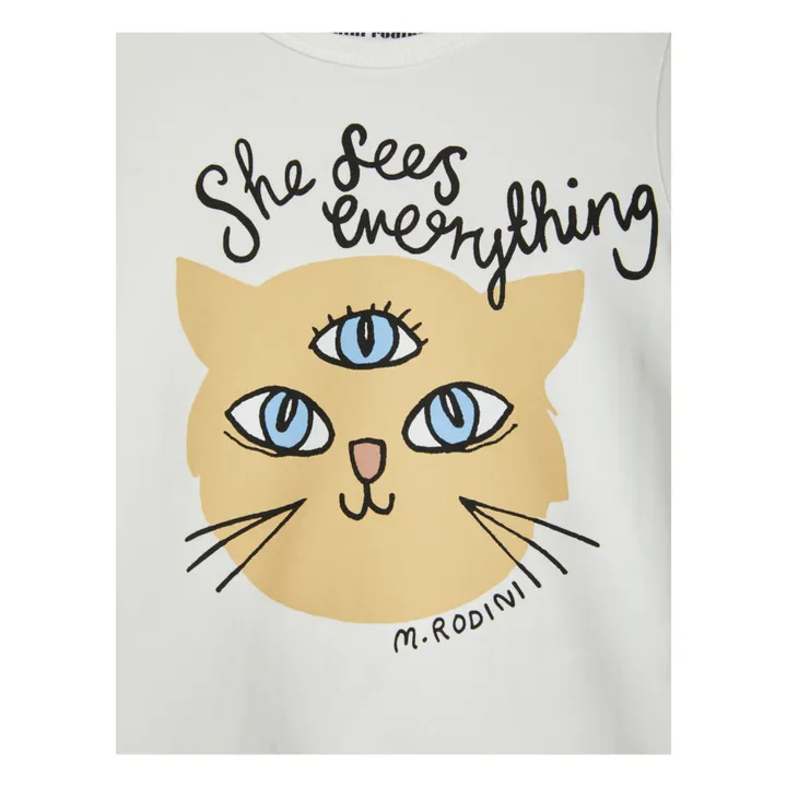 T-Shirt She Sees Everything | Weiß- Produktbild Nr. 1