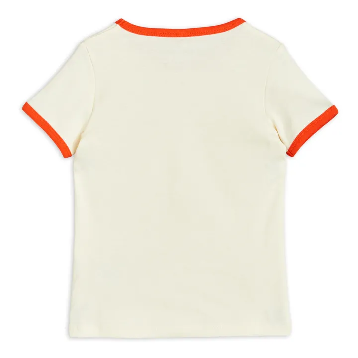 Camiseta de algodón orgánico con logotipo de gato | Rojo- Imagen del producto n°2